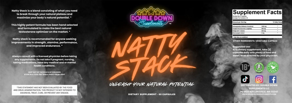 Natty Stack 60 & 120 Capsules